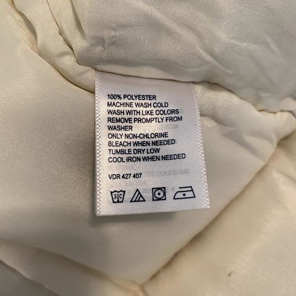 Nautica Checkered Black and White Puffer Vest - Picture 7 of 8